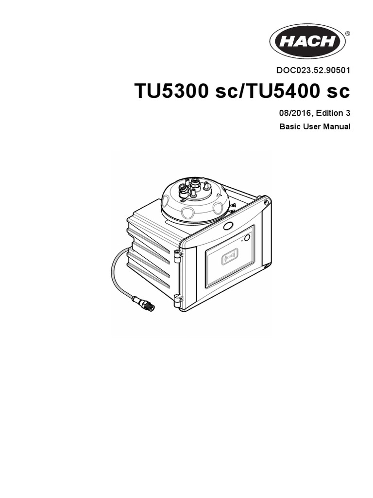 TU5300 TU5400 Turbidity Meters EPA User Manual PDF PDF