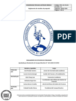 Reglamento de Estudios de Pregrado 2020