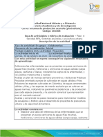 Guia de Actividades y Rubrica de Evaluacion Unidad 3 - Fase 4 - Sanidad, BPA Sistemas Acuícolas y Acuicultura Urbana