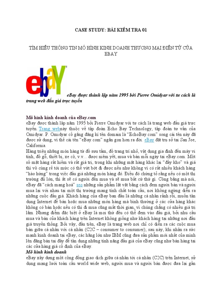 CASE STUDY-tmdt | PDF