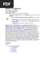 Download History of Apple Inc by Kamal Khoobchandani SN48572304 doc pdf