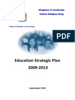 Education Strategic Plan 2009-2013: Kingdom of Cambodia Nation Religion King