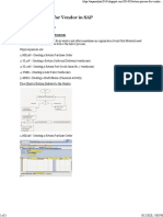 Vendor Return Process in Sap