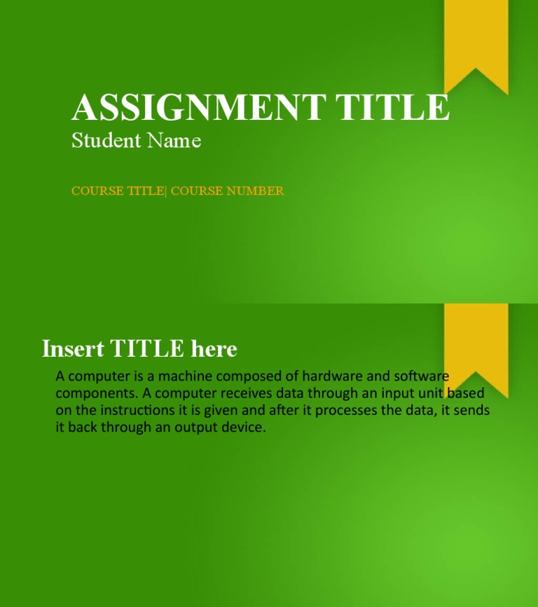 Assignment Answers | PDF