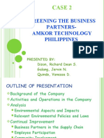 Greening The Business Partners-Amkor Technology Philippines