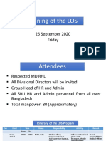 LOS Program Itinerary