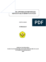 Model Optimisasi Portofolio PDF