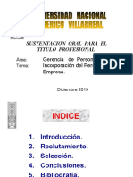 Incorporacion Del Personal A La Empresa