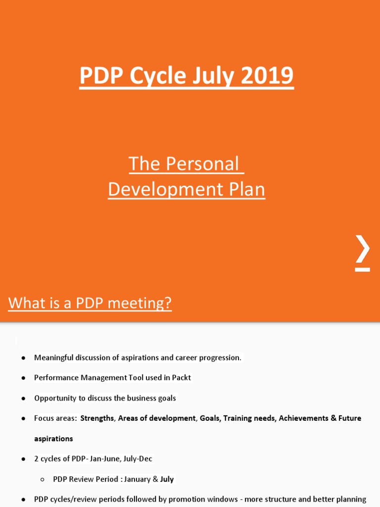 Personal Development Plan Guide 2019 | PDF | Applied Psychology | Learning