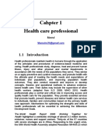 Cahpter 1 Health Care Professional: Masrul