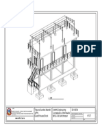 Tripura Sundari Mandir DPR, Guest House Block Adrith Engineering Consultancy, Bhimdutta-MNC-04, Kanchanpur 3D View A107