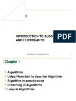 Introduction To Algorithms and Flowcharts