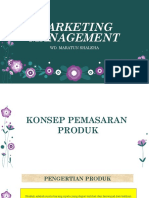 Konsep pemasaran produk