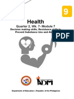 Health: Quarter 2, Wk. 7-Module 7
