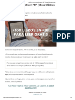 +100 Libros para Leer Gratis en PDF (Obras Clásicas y Más)