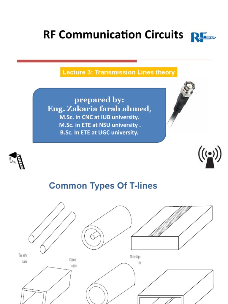 Lecture 1 Transmission Line Theory Version 3 Pdf Transmission