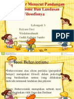 TEORI BELAJAR BEHAVIORISME