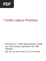 Unfair Labour Practices.