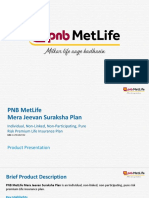 PNB MetLife Mera Jeevan Suraksha Plan Summary