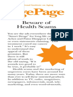 Age Page Beware of Health Scams PDF