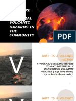 Be Aware OF Potential Volcanic Hazards in THE Community