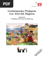 Signed Off - Contemporary Philippine Arts11 - q2 - m6 - Philippine Art and Its Meaning - v3