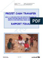 Projet Cash Transfer - 2010