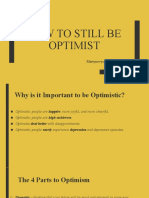 How To Still Be Optimist