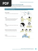 Safe PPE Removal Guidelines | PDF | Personal Protective Equipment | Hygiene
