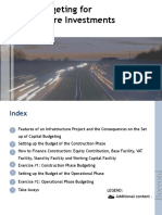 Capital Budgeting For Infra Investment