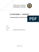 Internship 1 - Report Template (ET) 2020