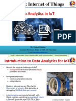 Data Analytics in Iot: Cs578: Internet of Things
