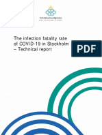 DEATH STATISTICS - IFR 0.6% - Infection Fatality Rate Covid 19 Stockholm Technical Report 