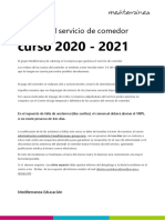 Comedor Carta Presentación