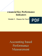 Financial Key Performance Indicators: Module 9 - Finance For Non-Finance