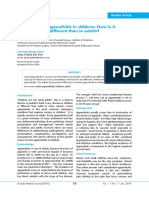 Acute appendicitis in children: Key differences from adults