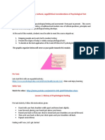 Module 2 Study Guide Psycholgical Assessment LAB