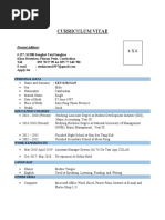 Curriculum Vitae: Education | PDF | Cambodia | Email