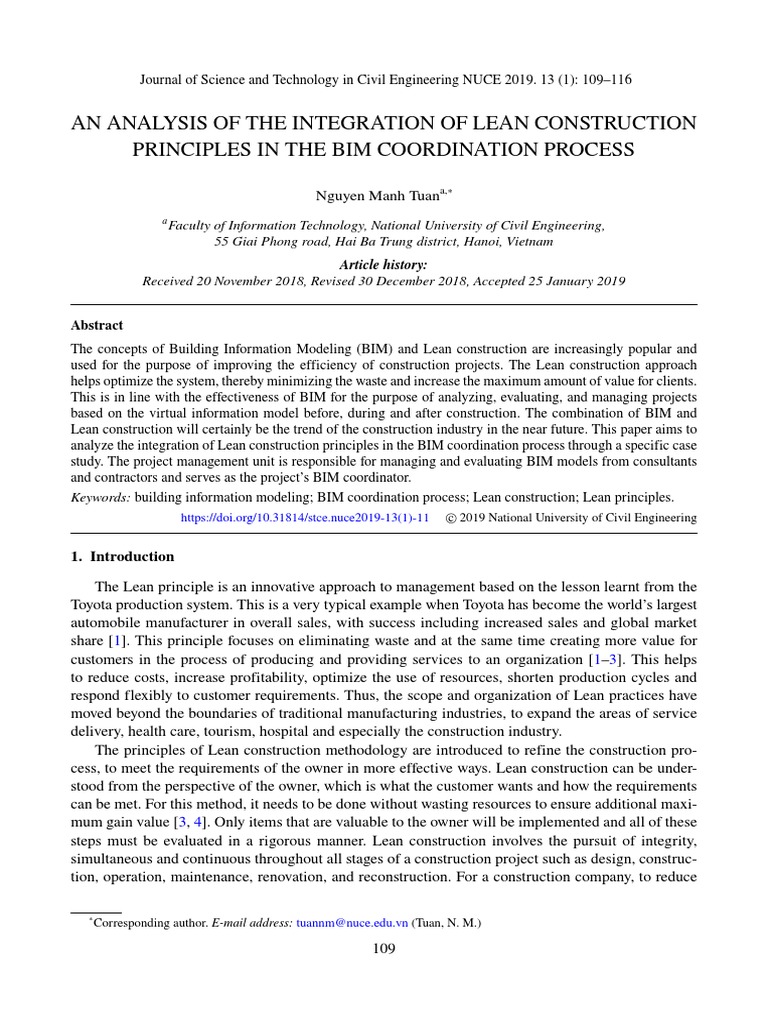 An Analysis of The Integration of Lean Construction | PDF | Building ...