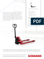 1.0 - Hand Pallet Truck - Raymond PDF