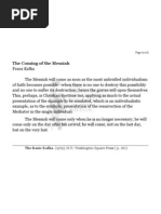 The Coming of the Messiah