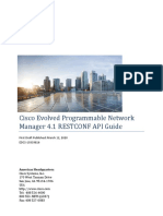 Cisco EPN Manager RESTConf NBI Guide 4.1