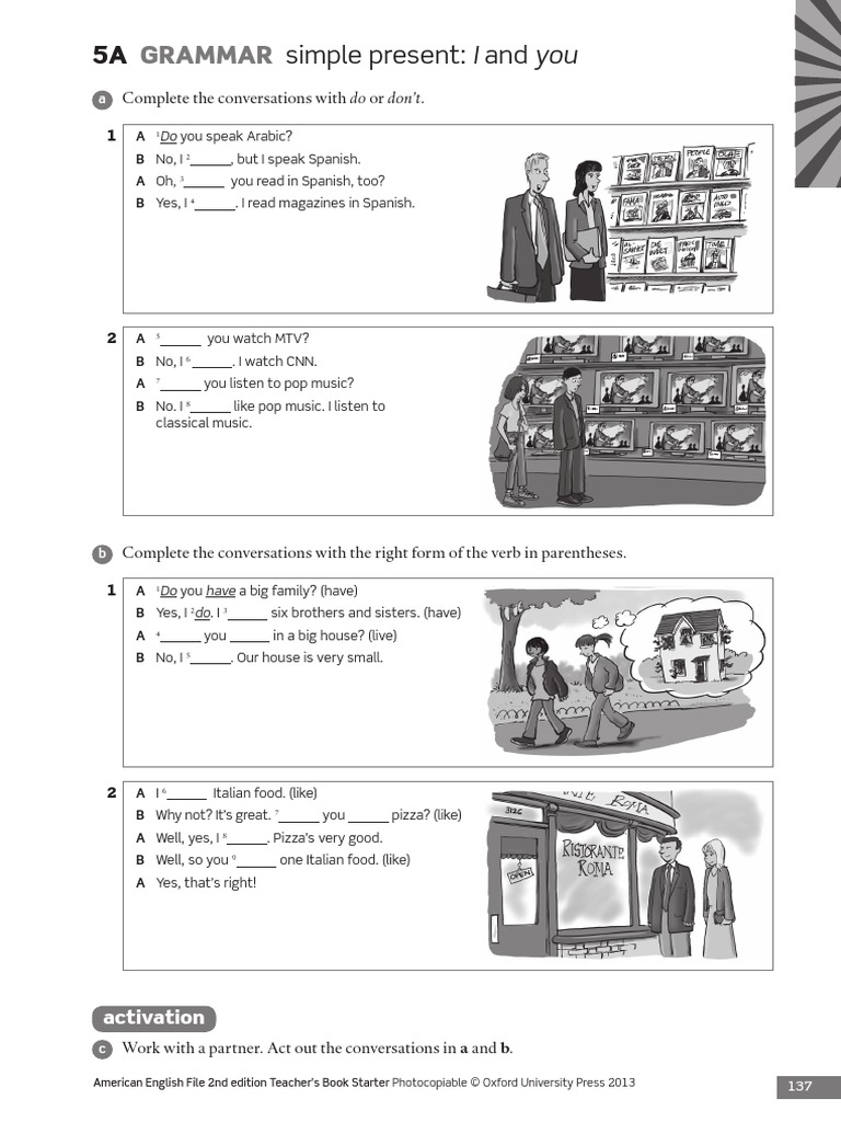 AEF Starter - Workbook Exercises | PDF | Foods | Beverages