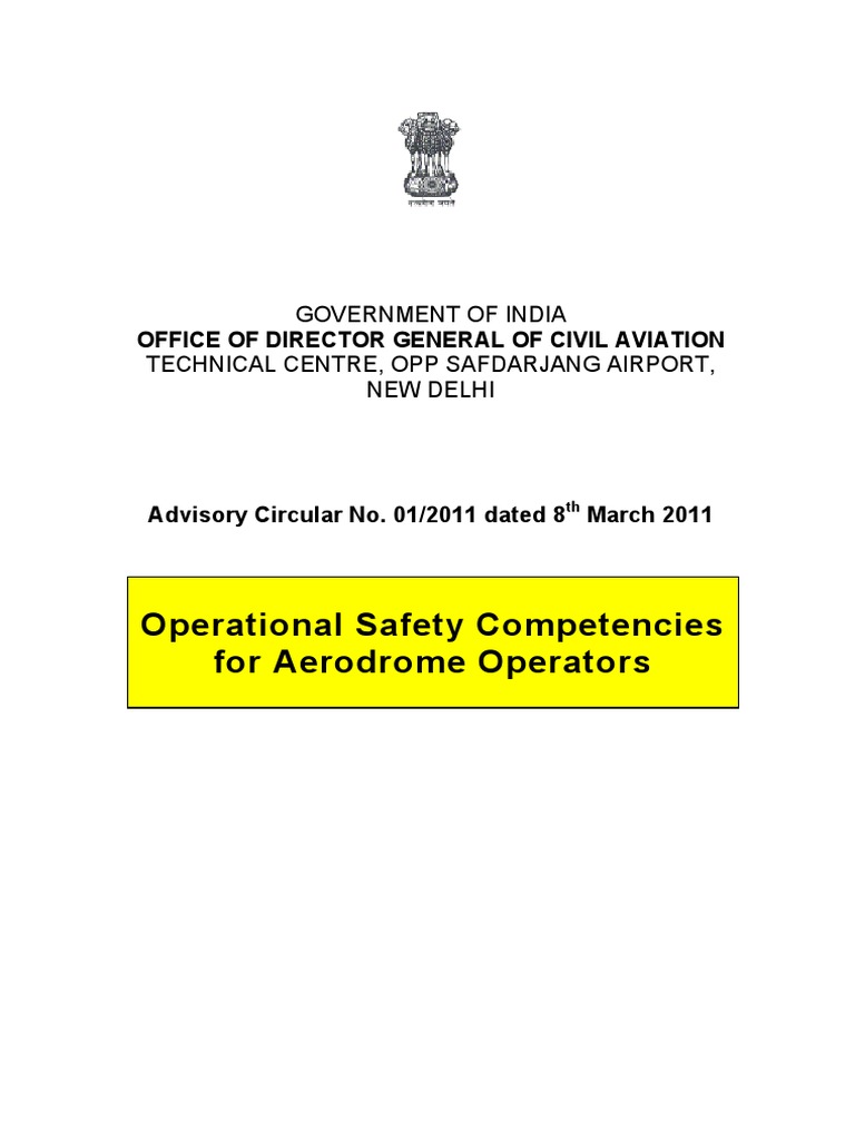 Aerodrome Operator Safety Competencies | PDF | Safety | Risk Management