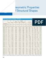 Geometric Properties of Structural Shapes