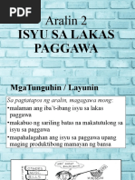 Aralin 2 Isyu Sa Lakas Paggawa Pptx