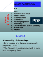 Uts 3-4. Pathology of Pregnancy
