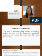 Authentic Assessment vs Traditional Assessment