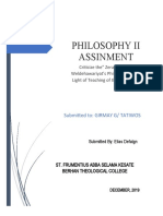 Philosophy 2 Assignment