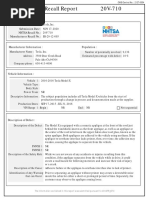 Part 573 Safety Recall Report 20V-710